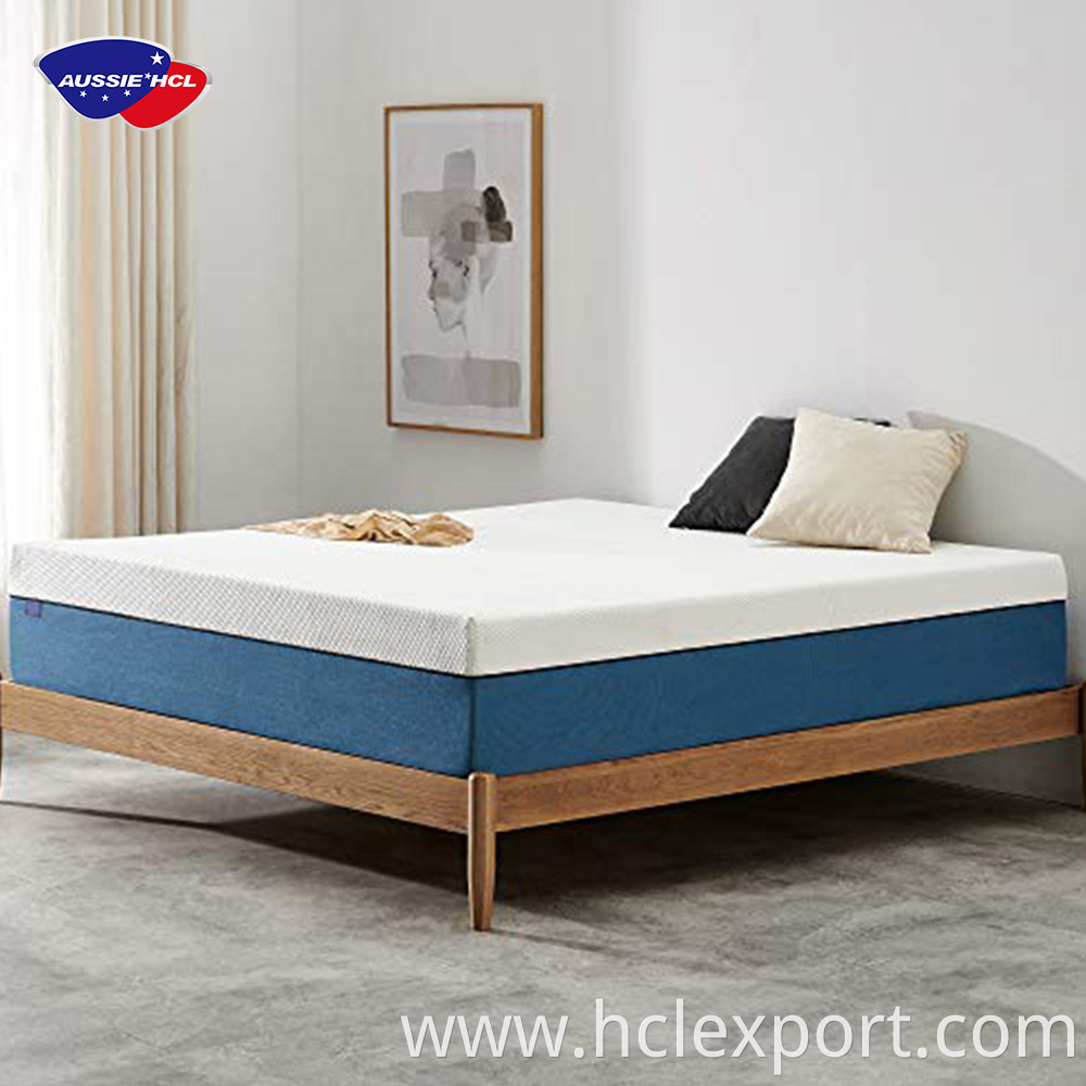 high density swirl Quality rebonded sleep well mattresses royal luxury gel memory foam single double full king mattress